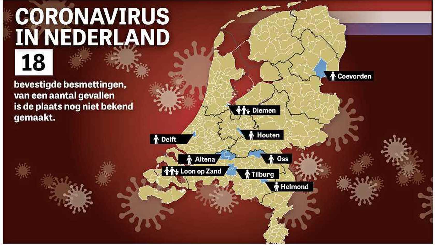 Aantal besmettingen met coronavirus in Nederland stijgt ...